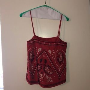 Free People Bandana Print tip